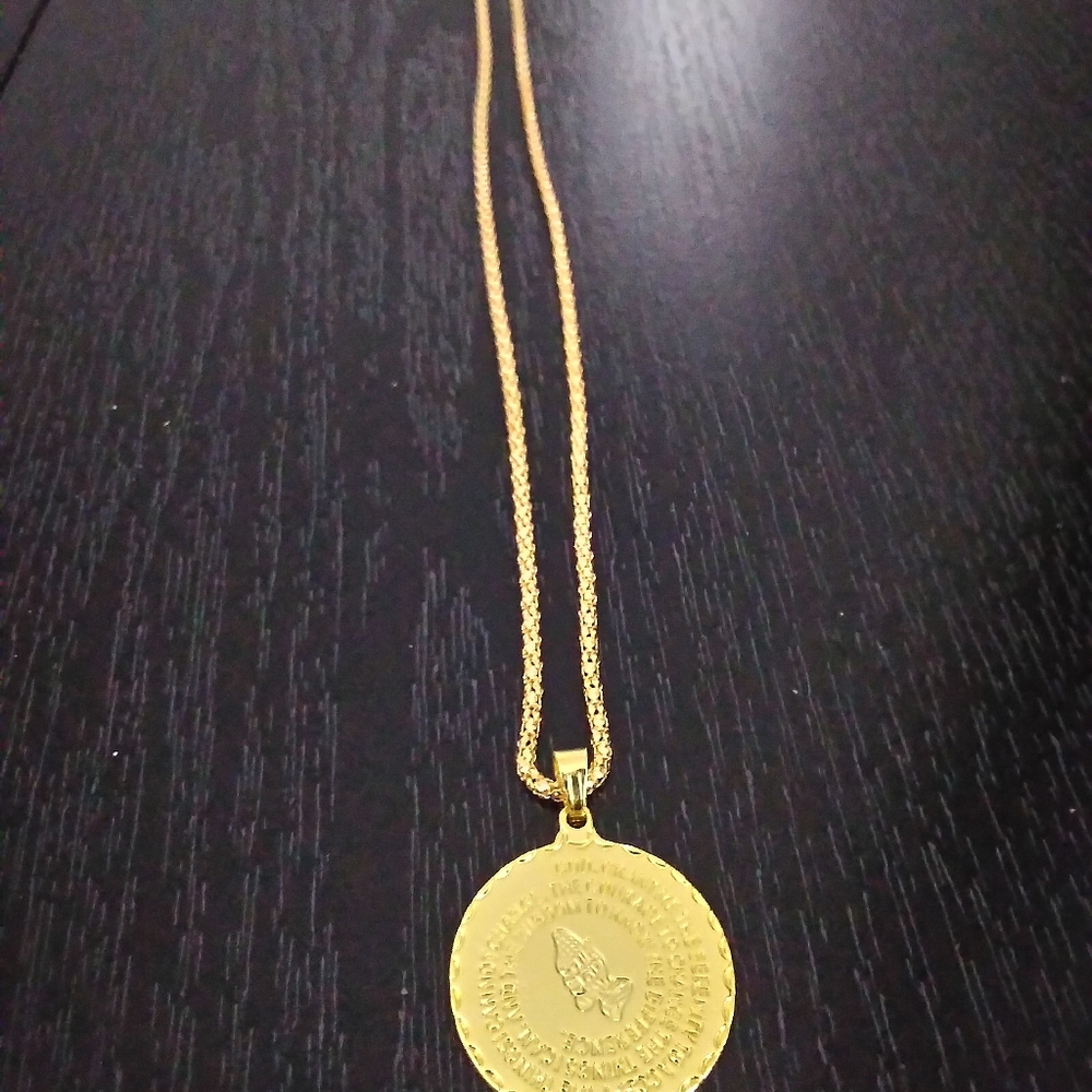 14k Gold Chain & Pendant